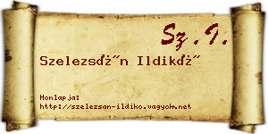 Szelezsán Ildikó névjegykártya